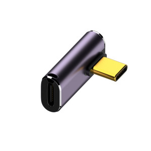 Adaptateur de courbure moyenne 240 W USB-C/Type-C femelle vers USB-C/Type-C mâle 40 Gbit/s avec lumière SH74941860-20